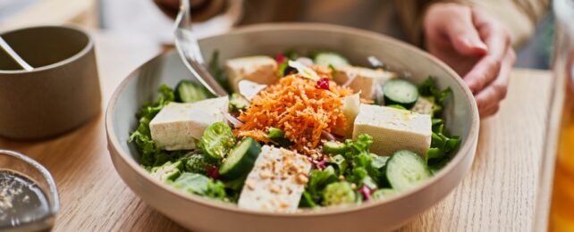 Bowl Of Tofu Salad