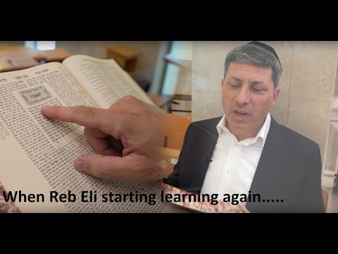 “The day I began learning Torah again….” a personal story by Reb Eli Stefansky