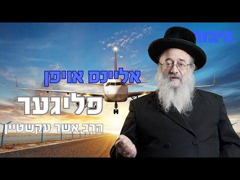 אליינס אויפן פליגער | הרב אשר עקשטיין