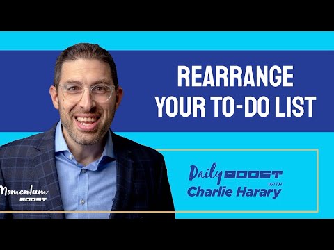 Daily Boost Ep. 506 Rearrange your to-do list