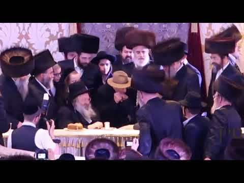 Gerrer Rebbe’s Son R’ Nechemia At Wedding Of Pittsburgher Rebbe’s Daughter – Shvat 5783