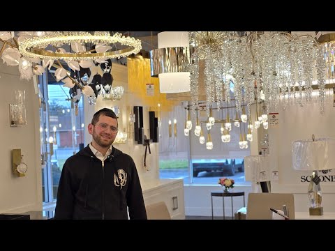 Walkthrough at Rainbow Lighting in Howell, NJ with Owners Son, Shmuly