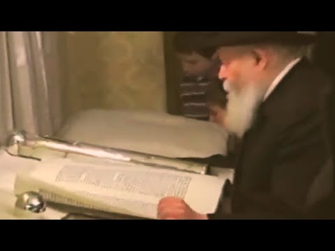 Reading the Megillah with the Lubavitcher Rebbe