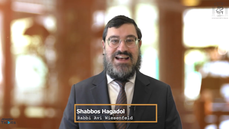 Rabbi Avi Wiesenfeld – Metzorah – Shabbos Hagodol – Appreciating our Daily Patterns